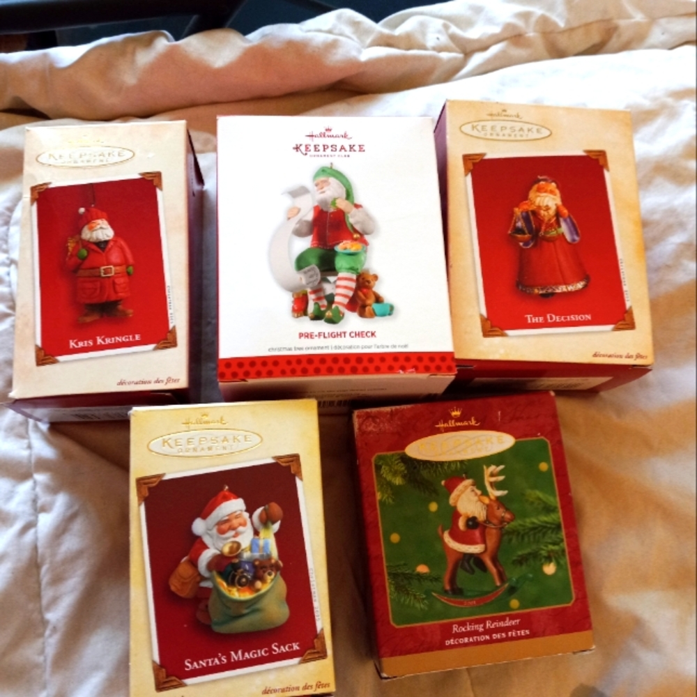 Hallmark Keepsakes Santa bundle